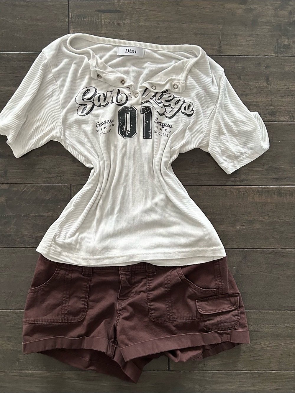White Graphic Top